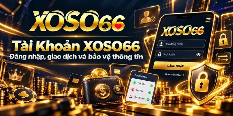 Hướng dẫn tài khoản và giao dịch XOSO66
